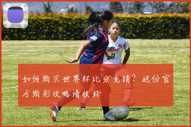 如何购买世界杯比分竞猜？这份官方购彩攻略请收好